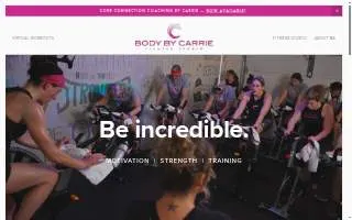 Body By Carrie Personal Fitness Studio of Coralville website