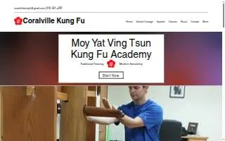 Coralville Kung Fu website
