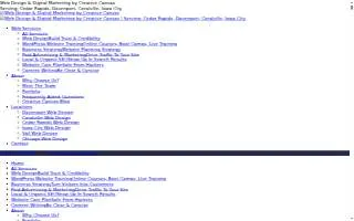 Creative Canvas of Coralville website