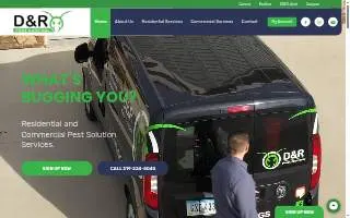 D & R Pest Control of Coralville website