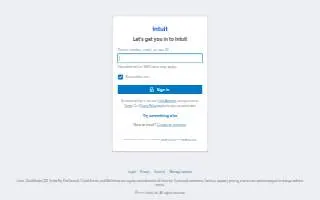 Quickbooks website