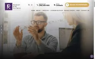 Roggy Eye Clinic website