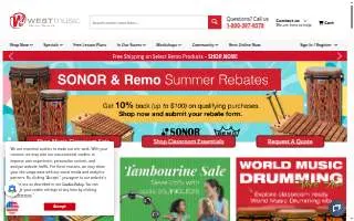 West Music Coralville website