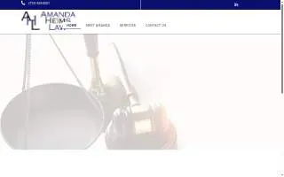 Amanda Heims Law website