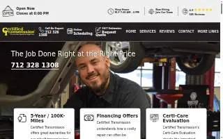 Certified Transmission website