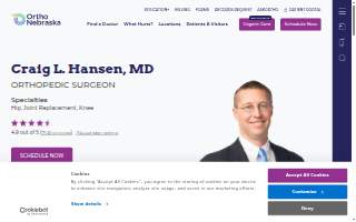 Craig L. Hansen, MD | OrthoNebraska