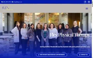 Flex Physical Therapy and Sports Medicine website