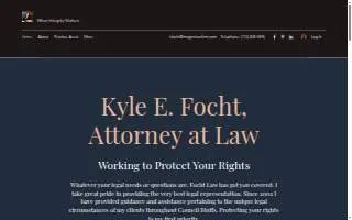 Focht Law website