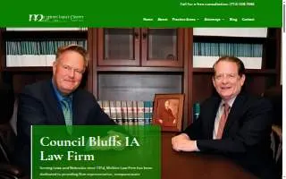 McGinn Law Firm of Council Bluffs website
