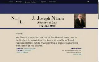 Narmi Law website
