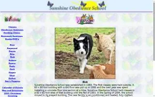 Sunshine Obedience School website