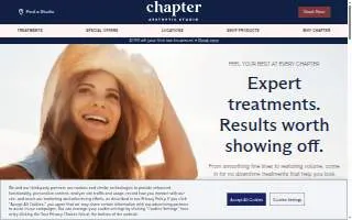 Chapter Aesthetic Studio of Green Bay website