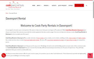 Cook Party Rentals of Davenport