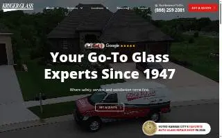 Kryger Glass of Davenport website