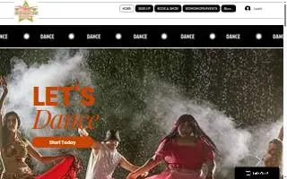RAQStar Dance Studio website