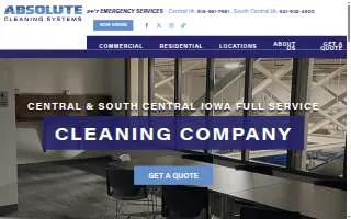 Absolute Cleaning Systems website