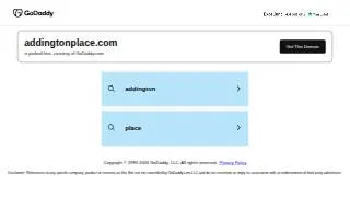 Addington Place of Des Moines website