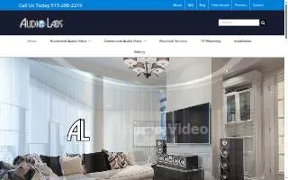 Audio Labs of Des Moines website