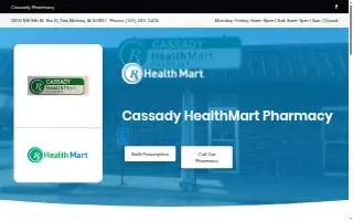Cassady Pharmacy website