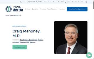 Craig Mahoney, M.D. of Des Moines
