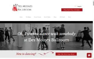 Des Moines Ballroom website
