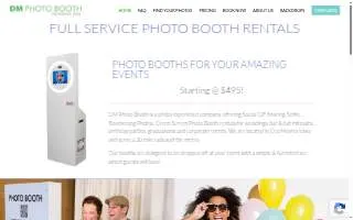 DM Photo Booth of Clive website