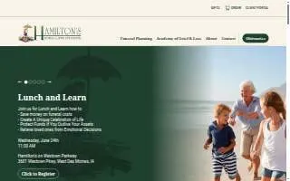 Hamilton's Funeral Home of Des Moines website