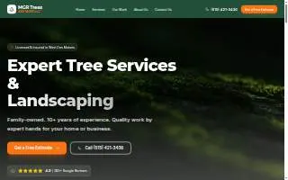 MGR Trees and More LLC website