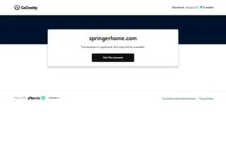Springer Professional Home Services of Des Moines website