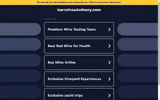 Barrelhead Winery website