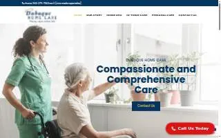 Dubuque Home Care website