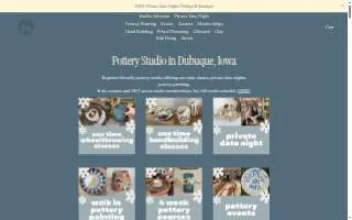 Dubuque Pottery Studio website
