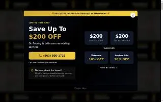 Dubuque Remodeling website