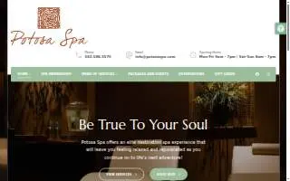 Potosa Spa website