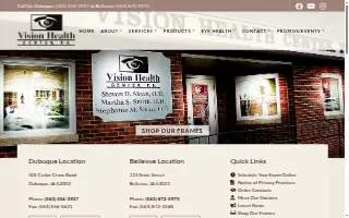 Vision Health Center, P.C. website
