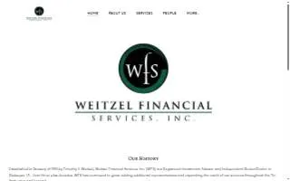 Weitzel Financial Services, Inc. website