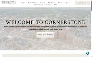 Cornerstone Property Management Group website