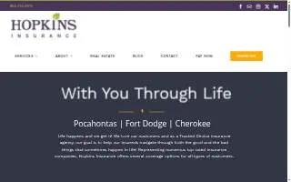 Hopkins Insurance, Inc. website