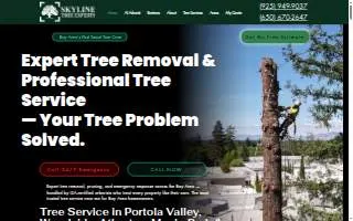 Sky Line Tree Experts website