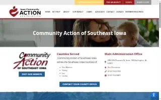 Community Action of Southeast Iowa website