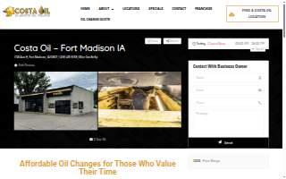 Costa Oil - 10 Minute Oil Change - Fort Madison