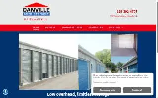 Danville Mini Storage website