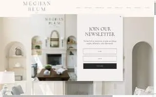 Meghan Blum Interiors website