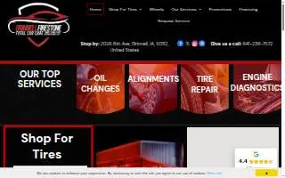 Grinnell Firestone website