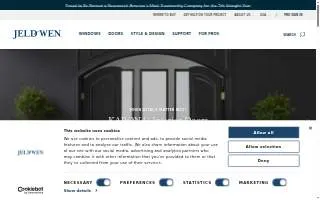 Jeld-Wen Windows & Doors of Grinnell website