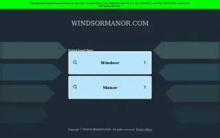 Windsor Manor Grinnell website