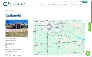 Community 1st Credit Union of Indianola website