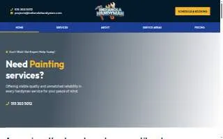 Indianola Handyman LLC website