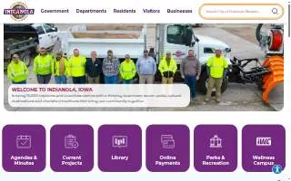 Indianola Municipal Utilities website