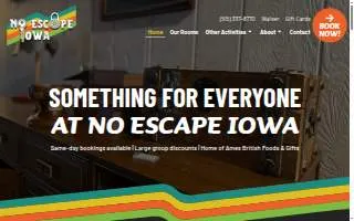 No Escape Iowa of Indianola website